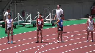 20190525 広島県陸上高校総体 男子4x100mリレー決勝