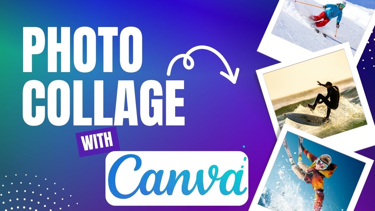 How To Make Collage Photos In Canva - YouTube