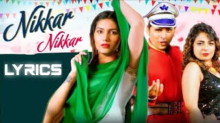 nikkar nikkar song sapna choudhary lyrics  by  hindi cover song