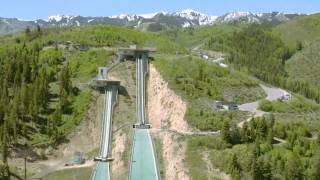 Drit bike does ski jump Thats one insane jump to do on a dirt bike