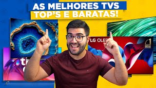 TOP 5 Smart TVS COM QUALIDADE ACIMA da MÉDIA para COMPRAR em 2025!