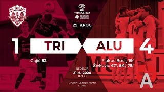 29.krog: Triglav - Aluminij 1:4 ; Prva liga Telekom Slovenije 2019/2020