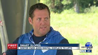 Ski lifts go high-tech in Winter Park with digital displays