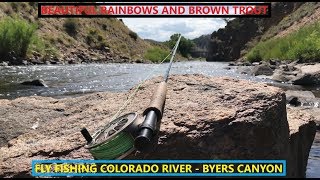 Fly Fishing the Colorado River Byers Canyon