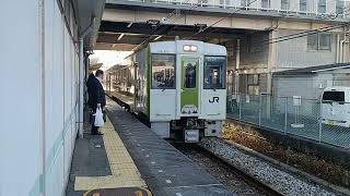 倉賀野駅八高線キハ110発車