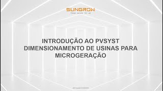 Introdução ao PV syst - Dimensionamento de Usinas para Microgeração - 17/09 (PT-BR)