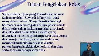 PENGELOLAAN PENDIDIKAN || PENGELOLAAN KELAS || UAS PGSD