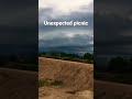 Unexpected picnic in rainy season #unexpected #picnic #dark #badweather #nature #shorts