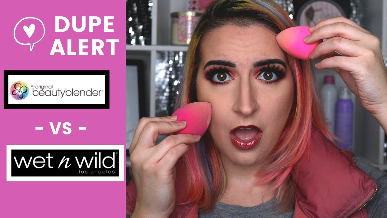 DUPE ALERT - BEAUTY BLENDER VS WET N WILD | Kirby Rose - YouTube