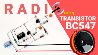 DIY Transistor Radio Build - BC547 - Clear Sound, Low Power - Step-by-Step Guide || AM Radio 📻