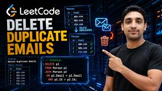 🔥 LeetCode SQL – Delete Duplicate Emails | Easy Explained (Step-by-Step)