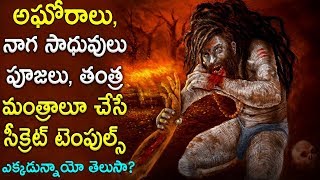 Secret Temples where nagas aghoris Pray for moksh | అఘోరాల రహస్య దేవాలయాలు | Remix King