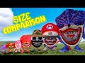 NEW SIZE COMPARISON ZOOCHOSIS SONIC TAPES FAMILY in Garry's Mod!