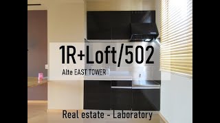 宮崎市 橘通 1Rロフト 中心部おしゃれ部屋 アルテイーストタワー 502号【不動産のリーラボ】