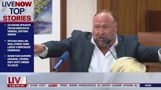 Alex Jones blames bad editing for Sandy Hook hoax claims | LiveNOW from FOX