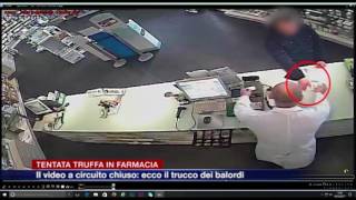 Etg - Tentata truffa in farmacia, il trucco del resto ripreso dalle telecamere