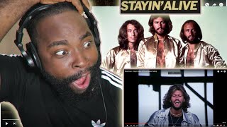 Bee Gees - Stayin' Alive FIRST TIME HEARING THIS!! 🔥 Third world citizen REACTION 🔥