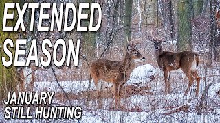 Michigan Deer Hunting - Suburban Style |  Camping in a DIY Travel Trailer w/ Woodstove