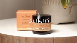 Glow the way nature intended, Sukin's Brightening Glow Night Moisturiser