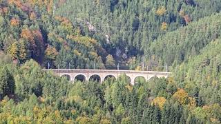 Semmeringbahn (Horská dráha Semmering) / Bahnwanderweg Semmering (Žel. turistická stezka Semmering)