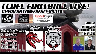 Live TCUFL Football - Kingsway Dragons @ Bridgeton Bulldogs