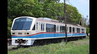 近江鉄道700形あかね号ラストラン臨時列車 朝日大塚にて