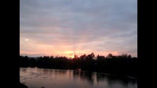 Sunset at Trapeang Roung Bridge