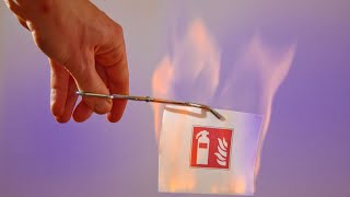 Non-burning paper: investigate the fire triangle and conditions for combustion