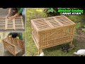 make a chicken coop from bamboo