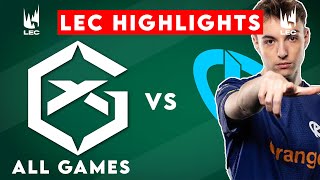 GX vs KC Highlights | LEC 2025 Winter | GIANTX vs Karmine Corp