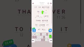cryptogram: word logic puzzles (code 1492) level 29