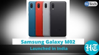 Samsung Galaxy M02 launched in India