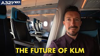 Flying the brand new KLM A321NEO in Business Class | Stockholm to Amsterdam