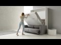 Pessotto reti - Alì with Sofa - Murphy bed with folding sofa