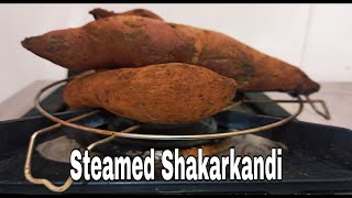 भांप द्वारा बनाई गई शकरकंदी की चटपटी चाट। Steamed Sweet Potato Chat। ਸ਼ਕਰਕੰਦੀ ਦੀ ਚਟਪਟੀ ਚਾਟ।