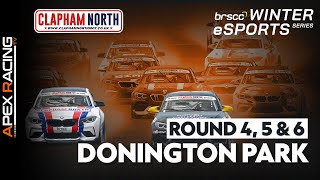 2025 Clapham North BRSCC Winter eSports Series | Rounds 4, 5 \u0026 6 at Donington Park