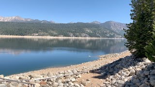 Lake Edison towards the John Muir Trail