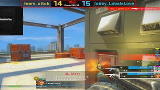 D0cC and Loba shows how to lose 1vs4 Round on 14-15 (just imagine)