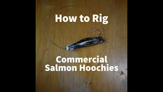 Commercial Salmon Trolling Hoochie Rig