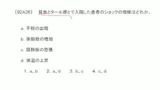 看護師国家試験過去問｜92回午前26｜吉田ゼミナール