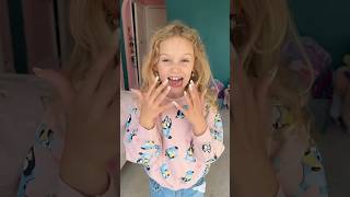 my daughters first acrylic nails #jonathanjoly #shorts #daughter