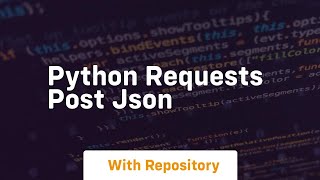 python requests post json