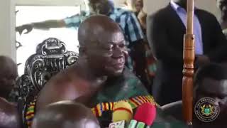 Powerful King Asantehene delivers humbling message to Ghana President Nana Akufo Addo