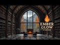 Celestial Library Pomodoro 25/5 | ACOTAR Inspired | Rain & Fire Ambience