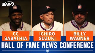 CC Sabathia, Ichiro Suzuki, and Billy Wagner emotional during Baseball Hall of Fame induction | SNY