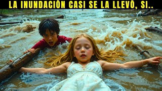 NIÑO HUMILDE SALVA HIJA DEL GOBERNADOR EN UNA INUNDACIÓN..PERO EL SECRETO DE SU PADRE LO CAMBIA TODO