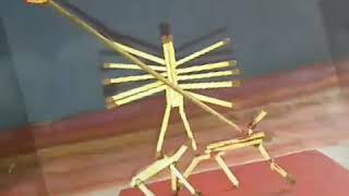 How to make matchstick MAA durga