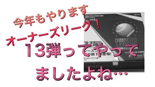 懐かしみながらオーナーズリーグを開封してみた13弾編　改