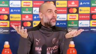 Pep Guardiola - Man City v Borussia Dortmund - Pre-Match Press Conference - Champions League