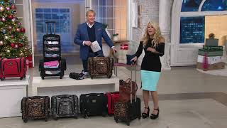 Weekender Travel Bag with Set of 2 Toiletry Bags by Lori Greiner on QVC